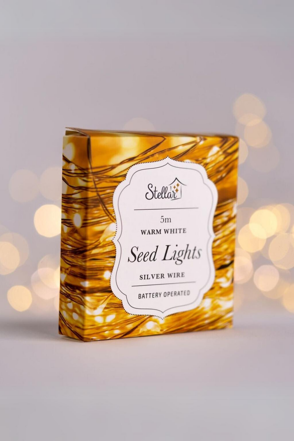 Seed Lights AA Battery - Silver 5m