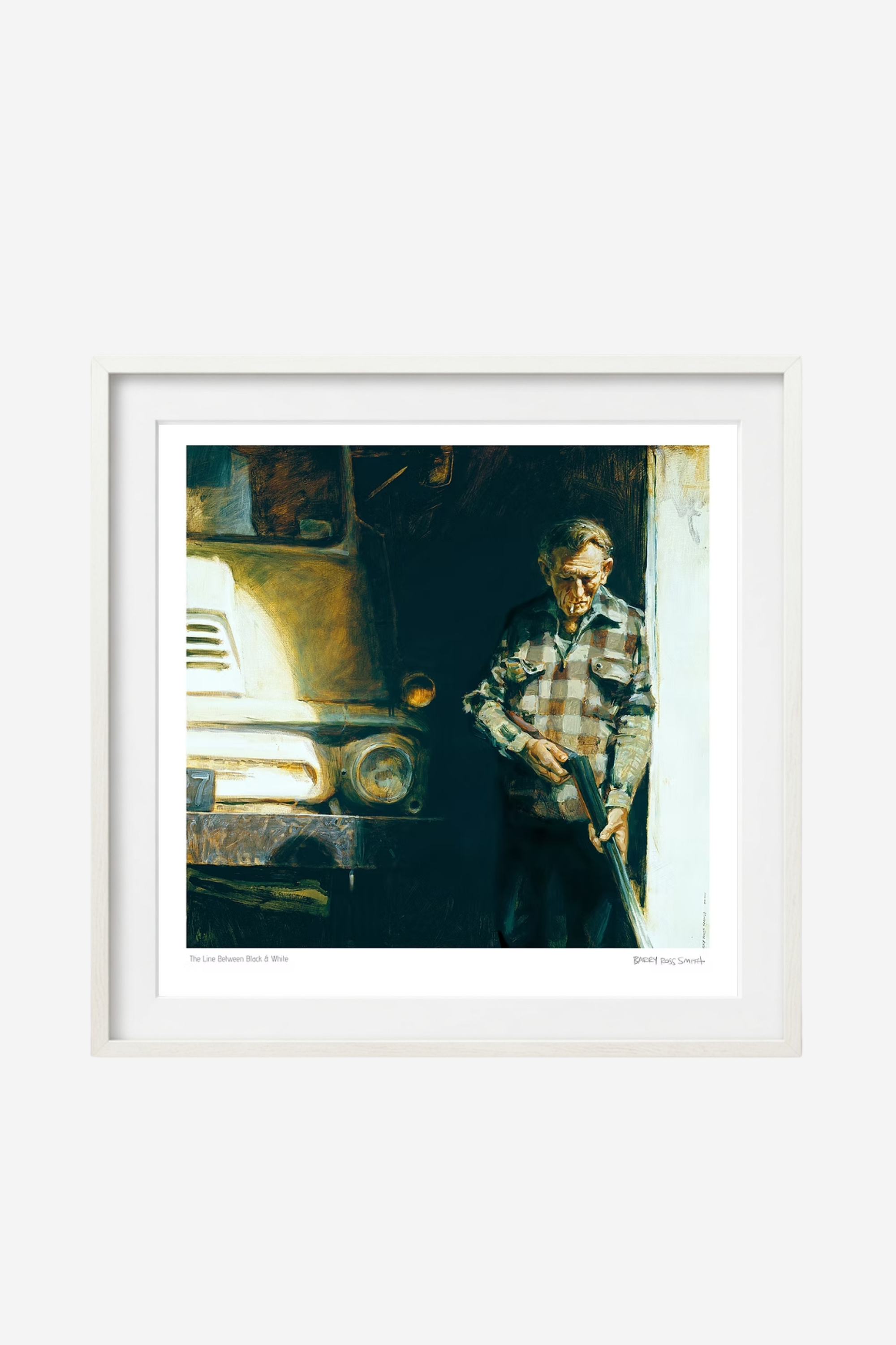 Line Between Black and White - Large