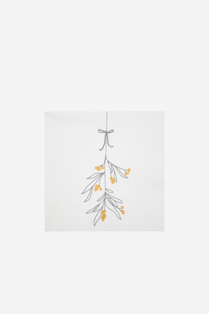 Mistletoe - Cocktail Napkins