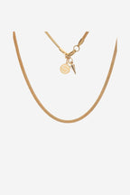 Herringbone Necklace - Gold
