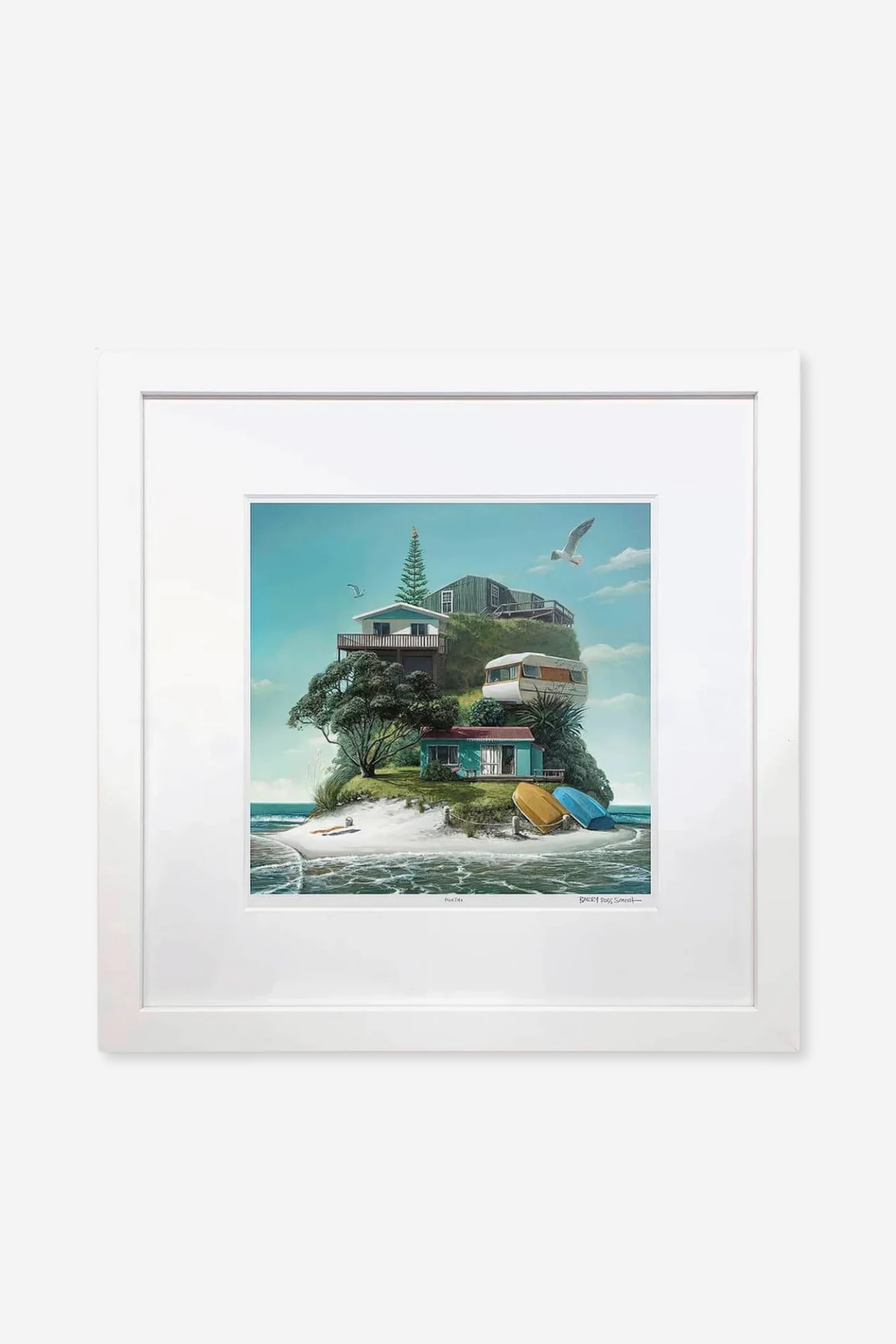 Baches Framed Print - Large