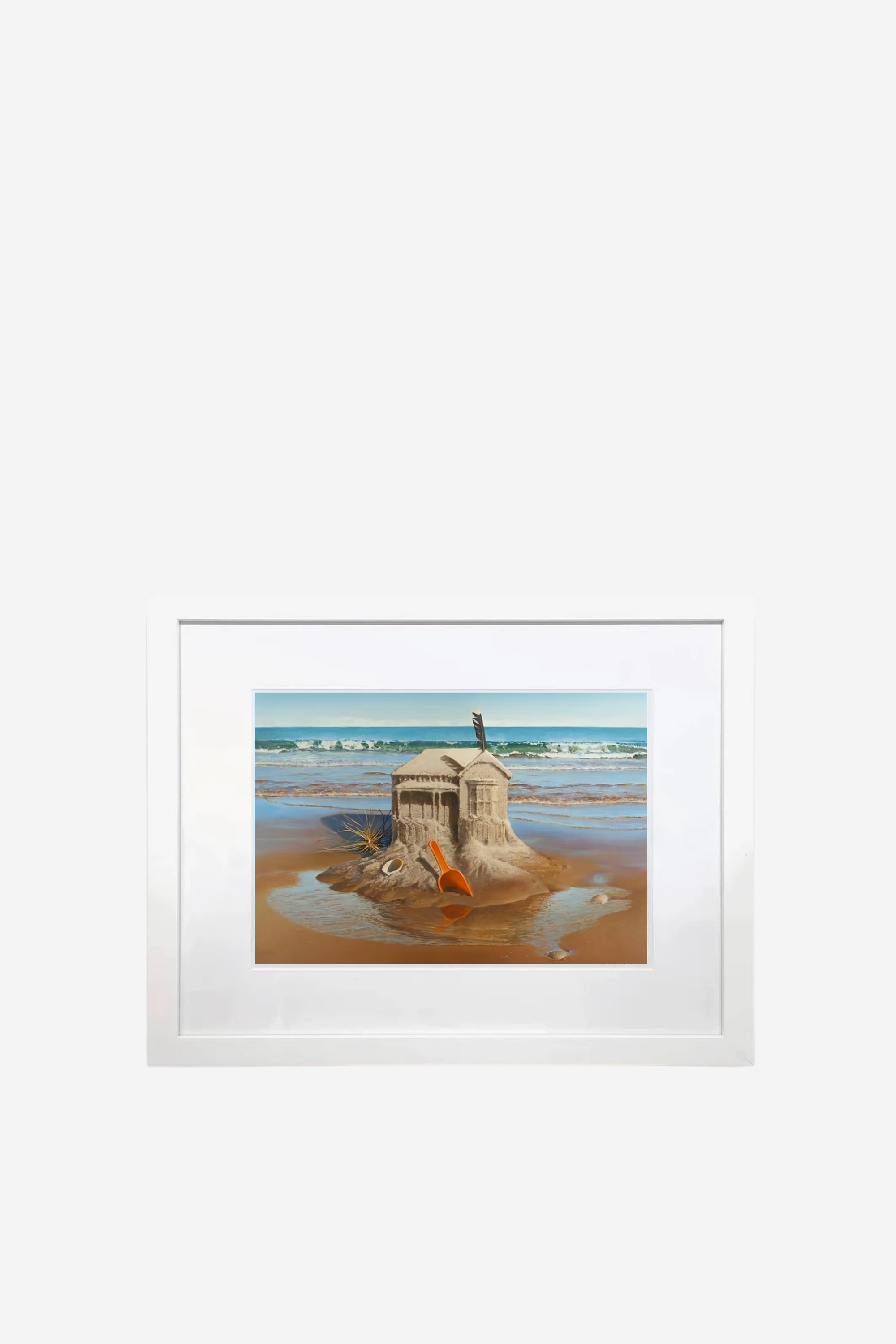 The Sandcastle Framed Print - Small