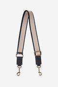 Feature Strap Webbing - Black + Pink + White