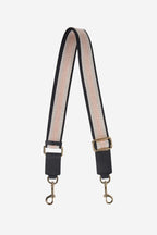 Feature Strap Webbing - Black + Pink + White