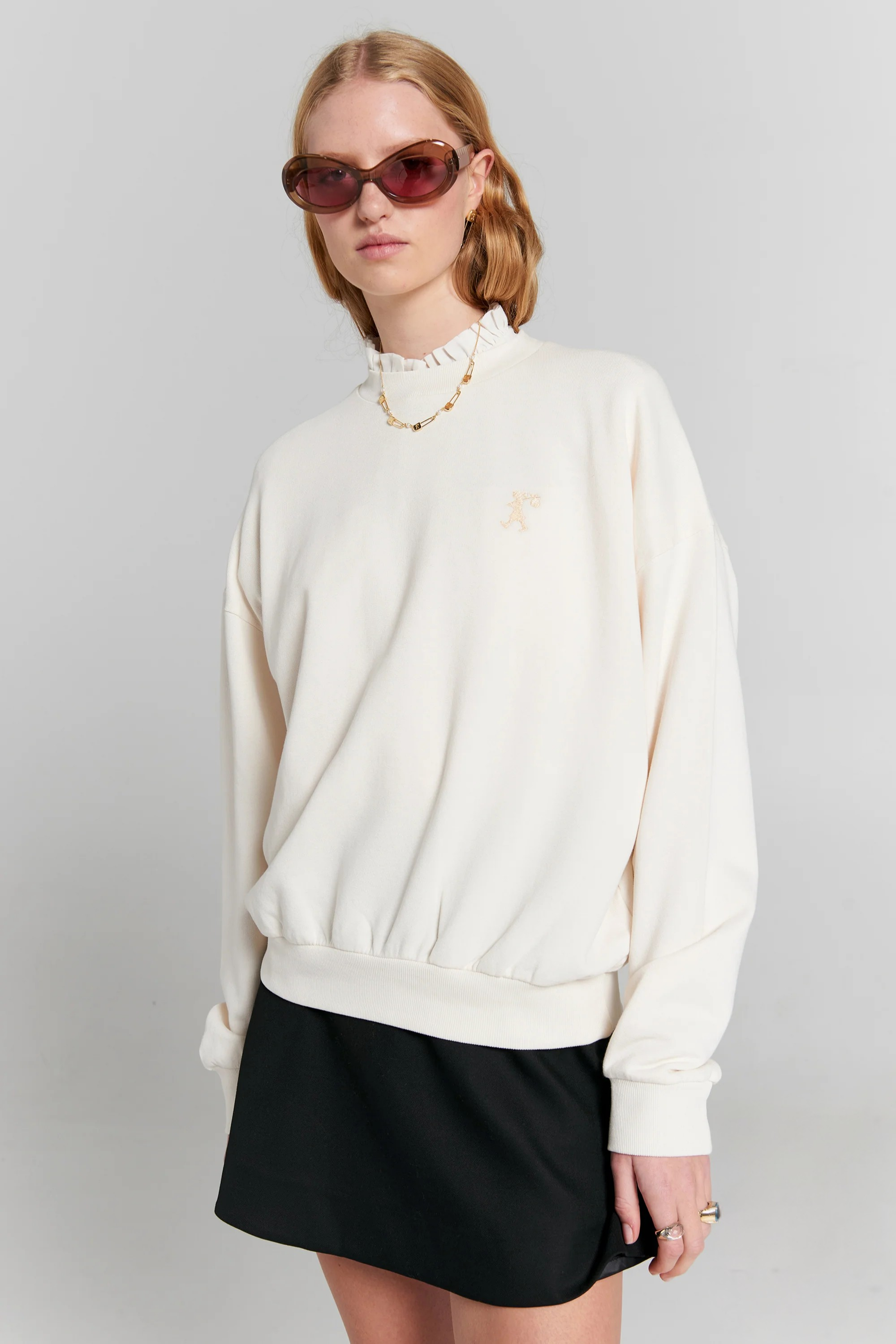 Runaway Girl Organic Cotton Crewneck