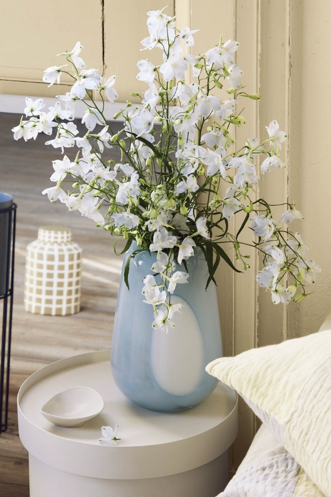 Ada Dot Vase - Light Blue