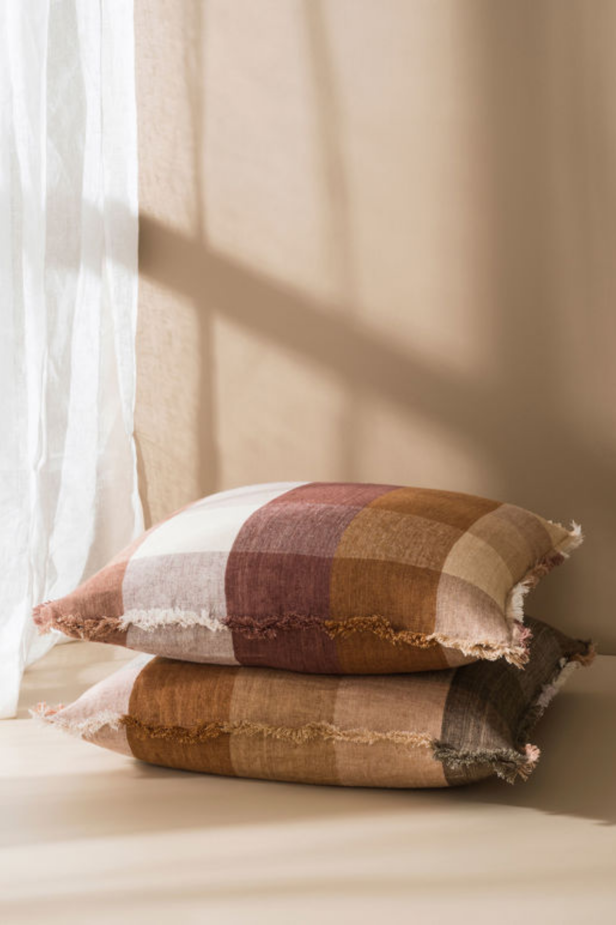 Casa Linen Cushion - Pickle/Multi