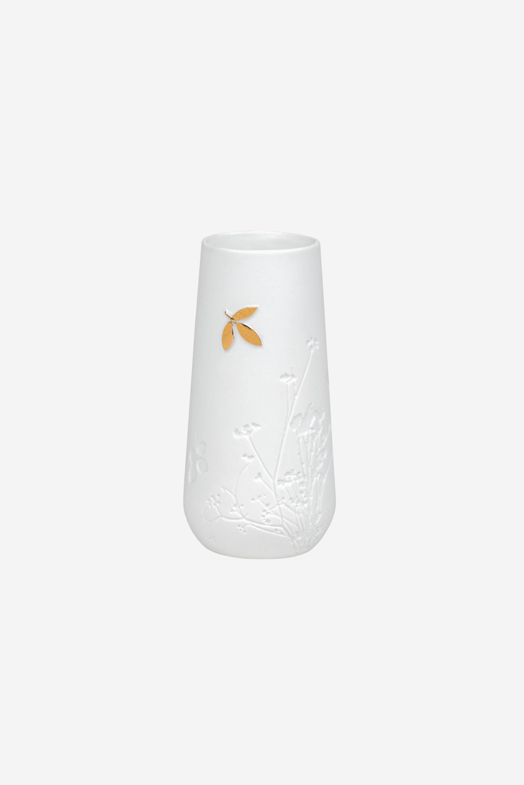 Golden Leaf Vase - Small