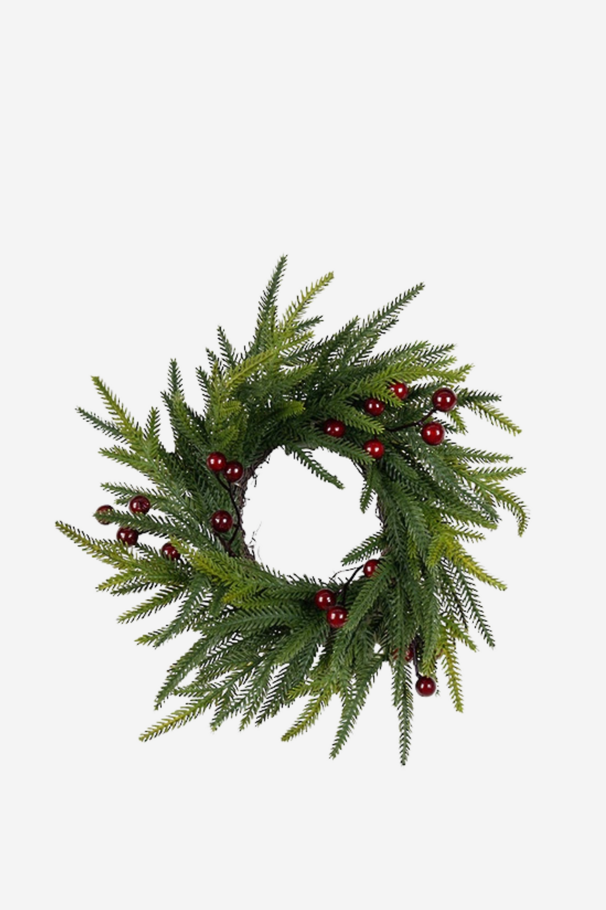 Berries & Bow Wreath Small - Mulberry