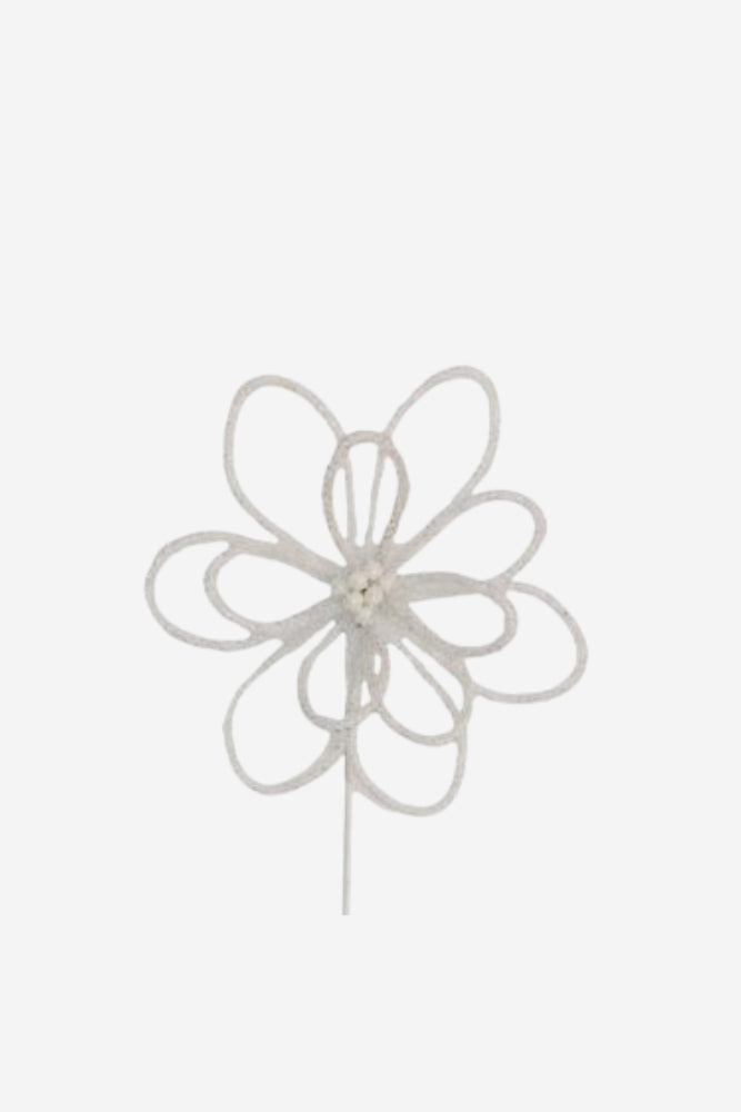 Poinsettia - White Rope