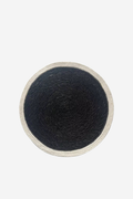 Seagrass Jute Round placemat Cream Boarder