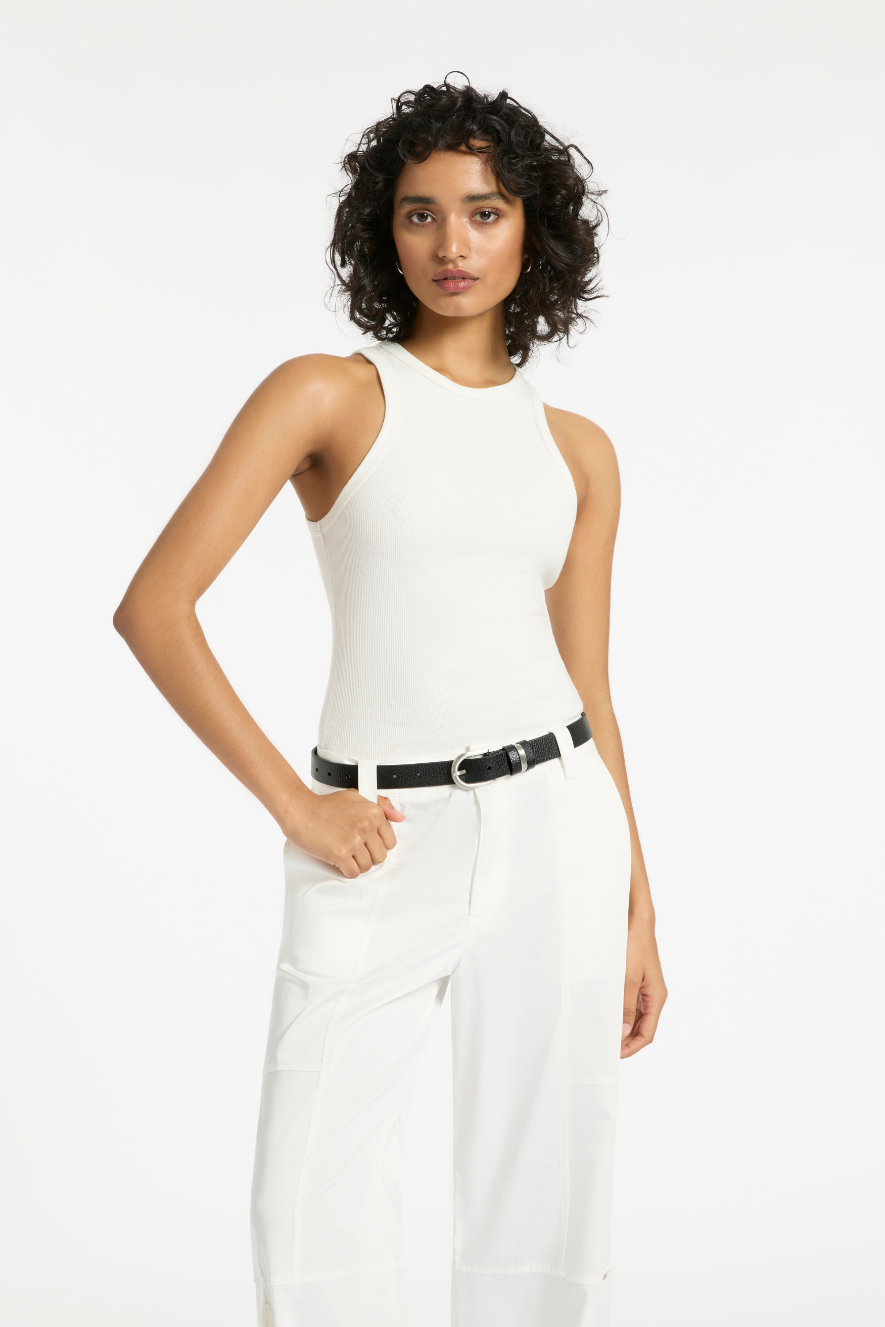 Over and Over Belt - Black/Silver