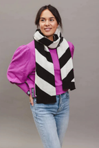 Ziggy Scarf - Black & White