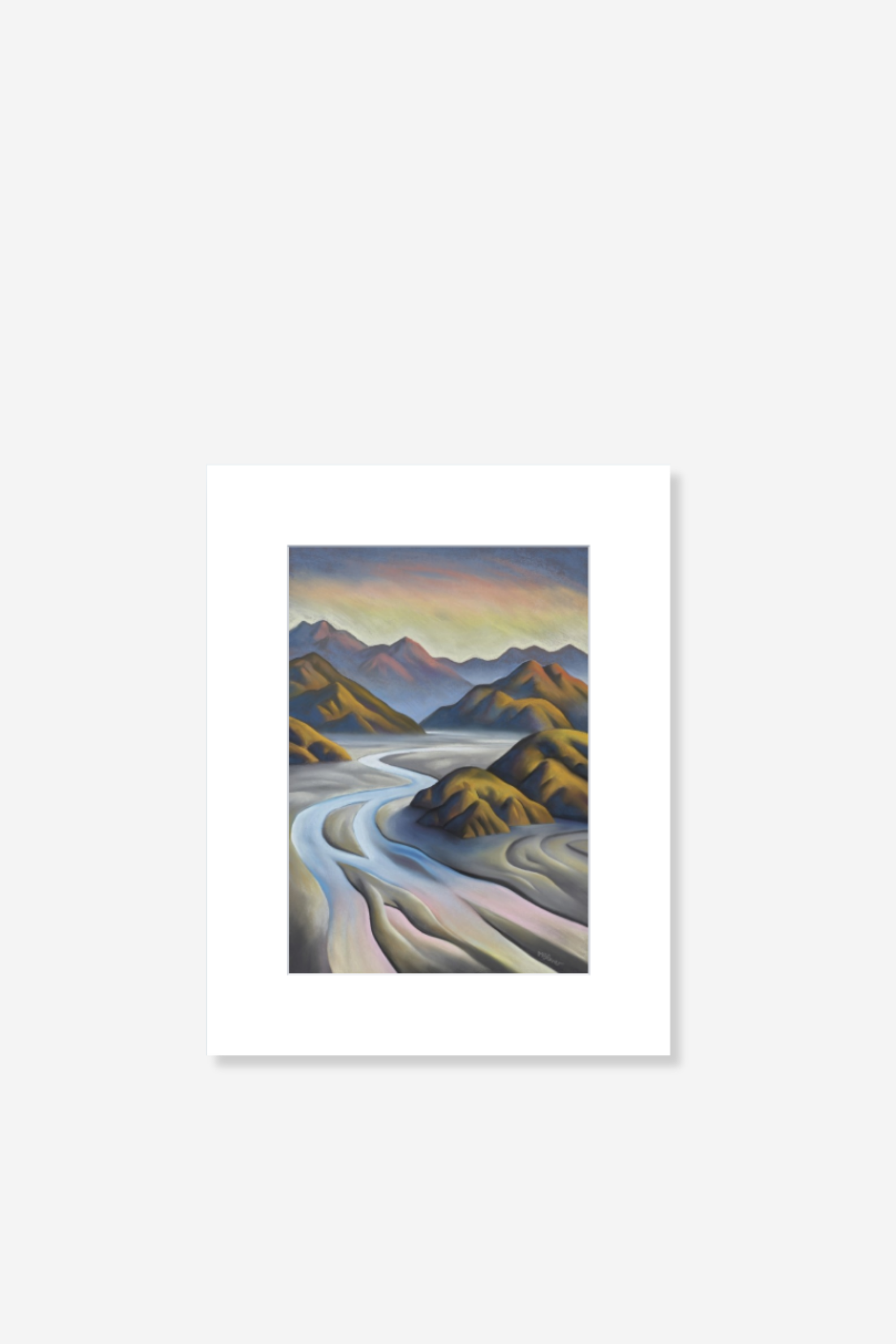 R & B Mini Matted Print