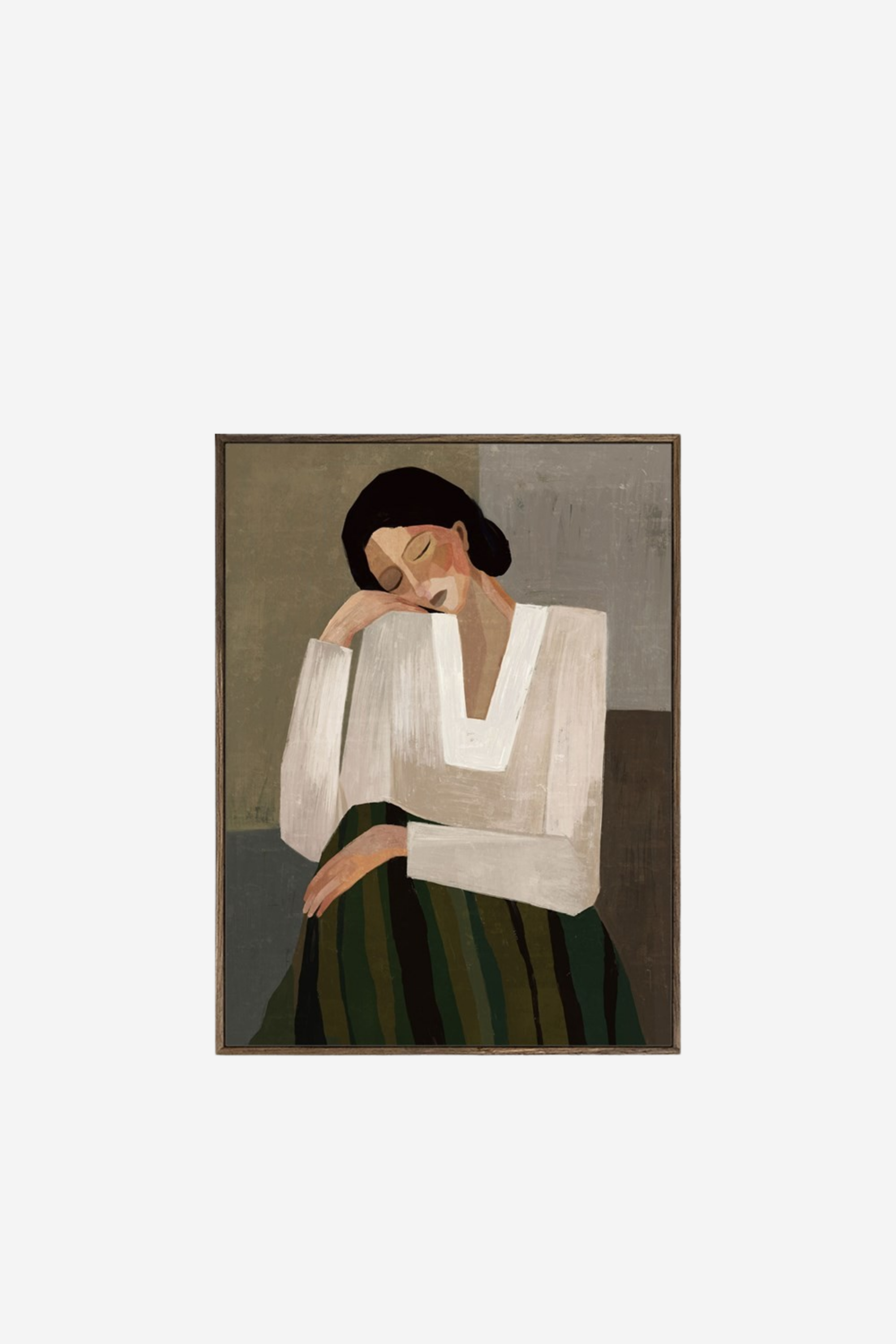 Rue Framed Canvas