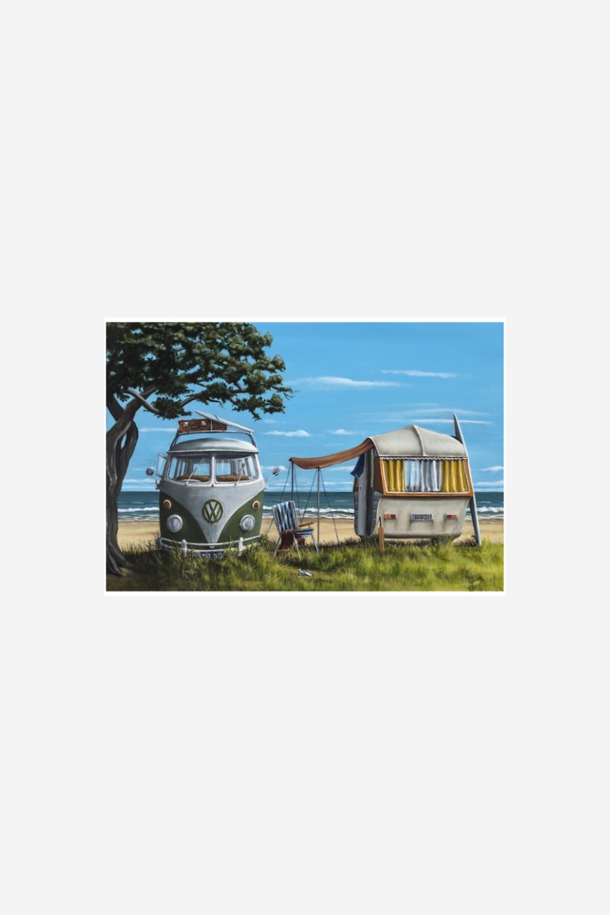 Summer Paradise Art Print Box Frame - Small