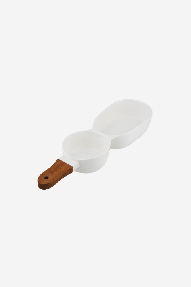 Essentials 2 Part Serve Stick - White