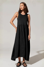 Belle Tank Dress - Black