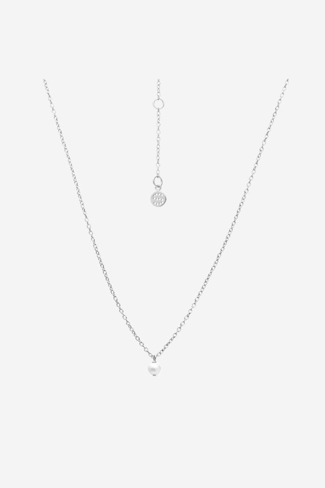 Mini Pearl Necklace - Pearl/Silver