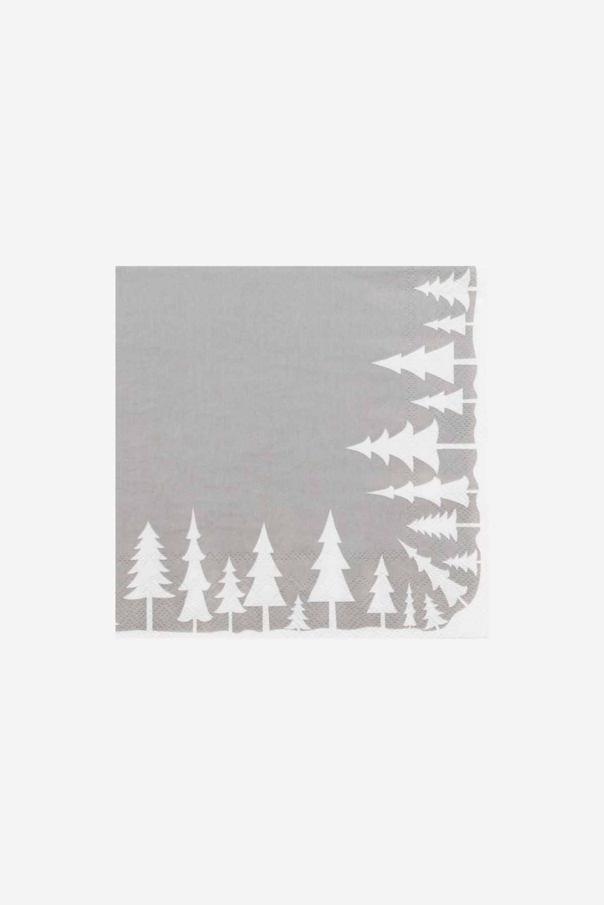 Fir Tree Forest Silver - Dinner Napkins