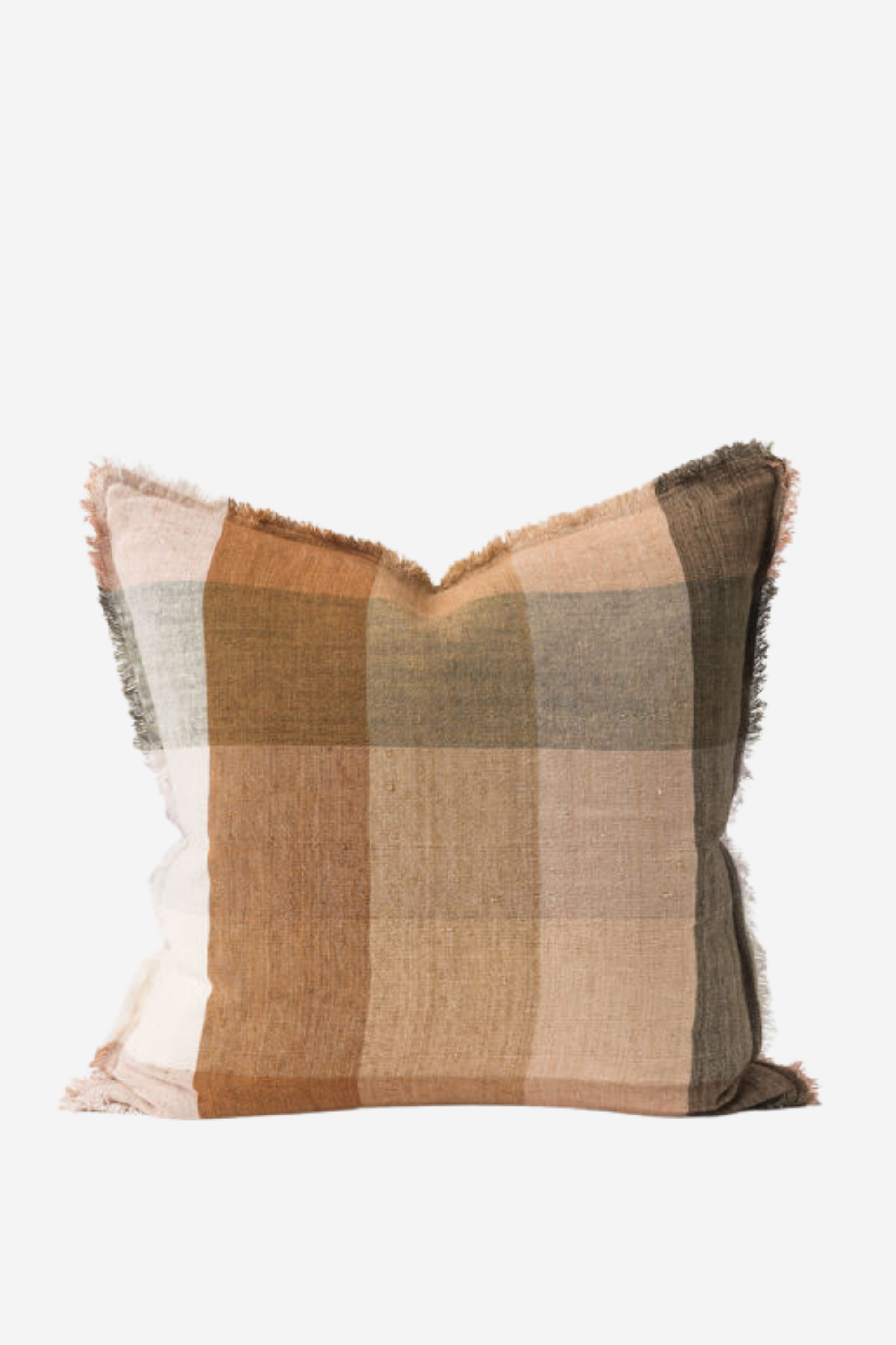 Casa Linen Cushion - Pickle/Multi