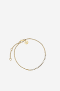 Tennis Crystal Clear Bracelet - Gold