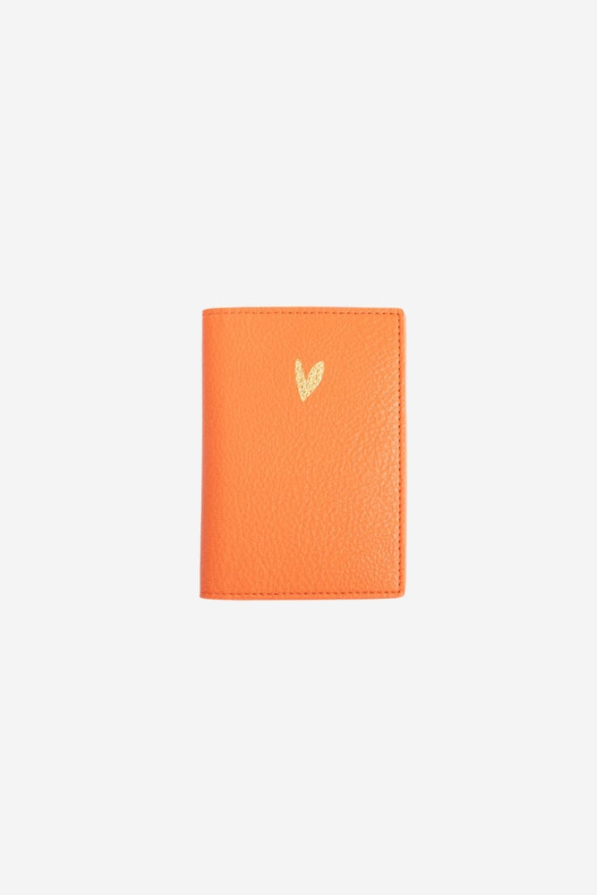 Orange Passport Holder