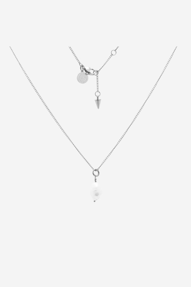 Bianca Necklace - Pearl/Silver