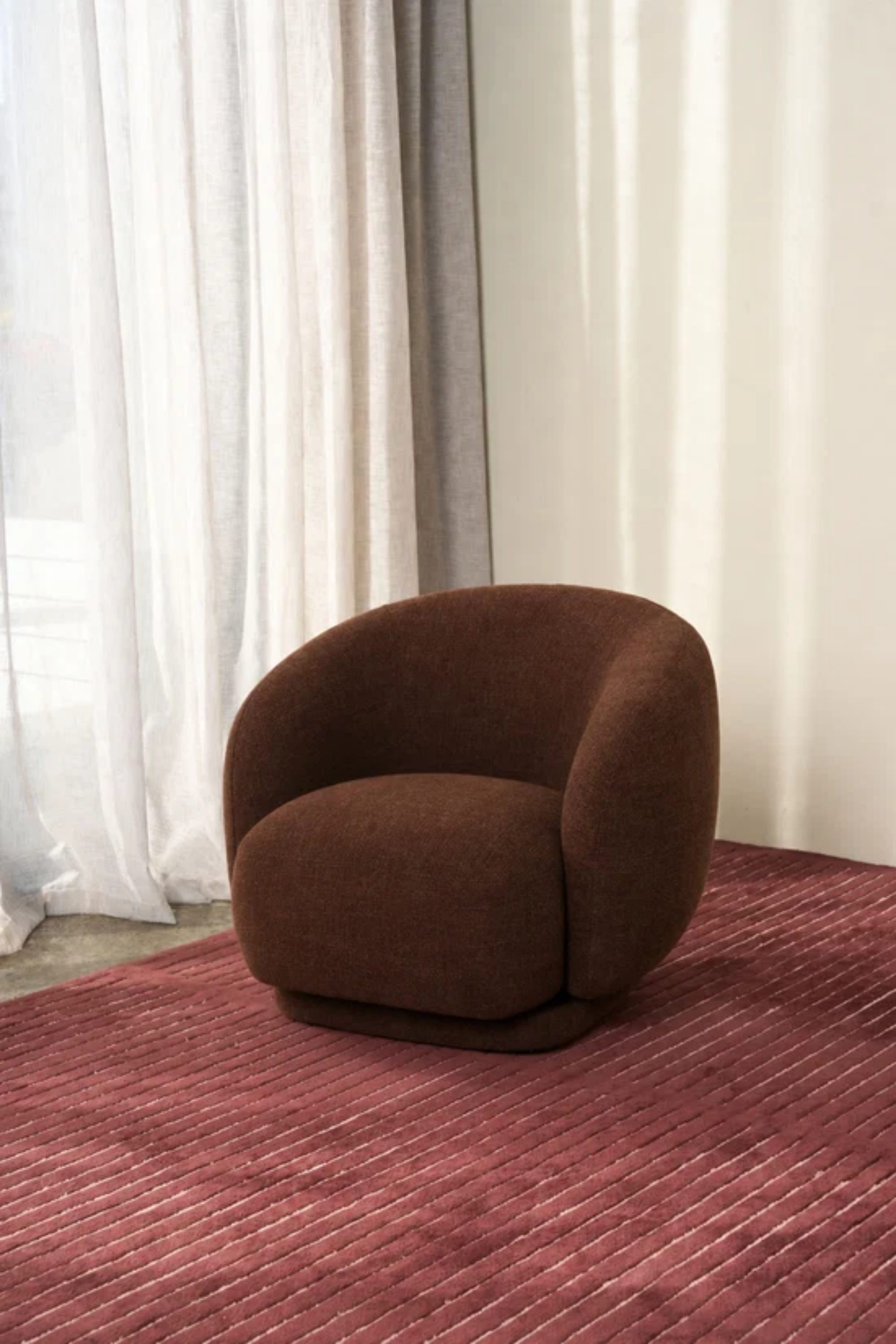 French Swivel Chair - Tobacco