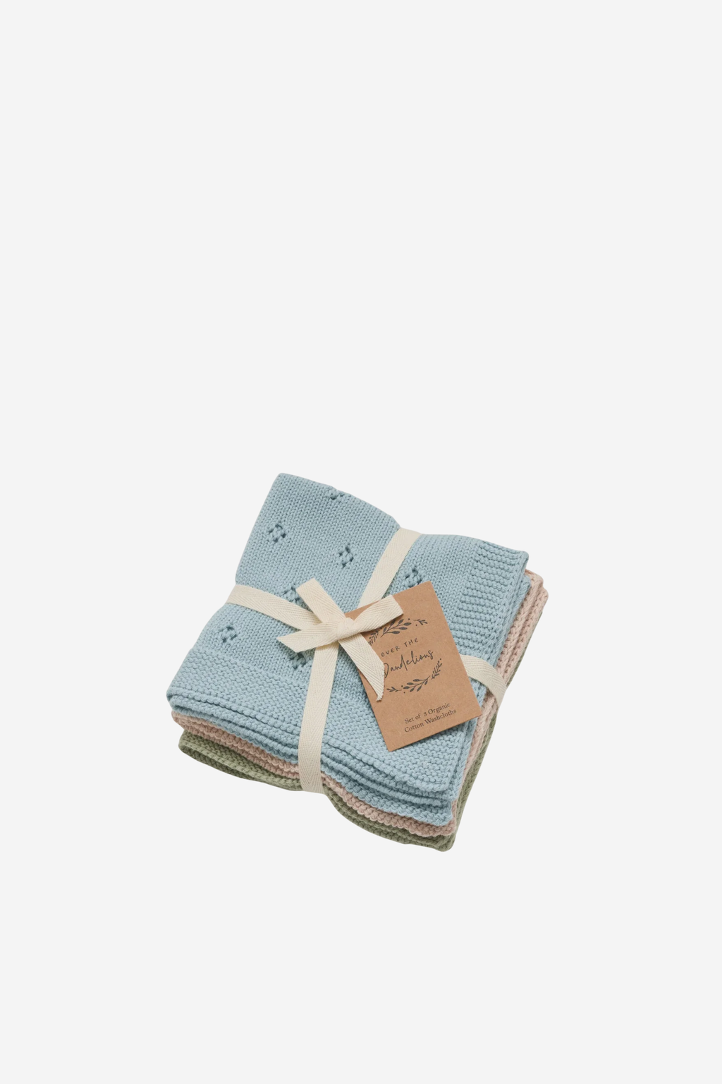 Organic Cotton Wash Cloth Set