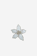 Small Jewelled Poinsettia - Cream