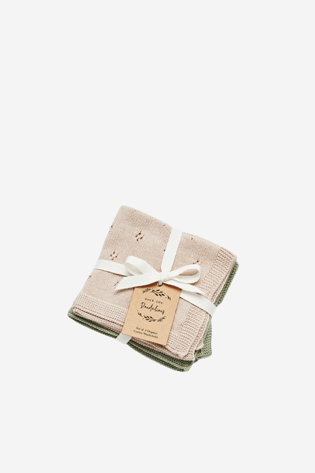 Organic Cotton Wash Cloth Set