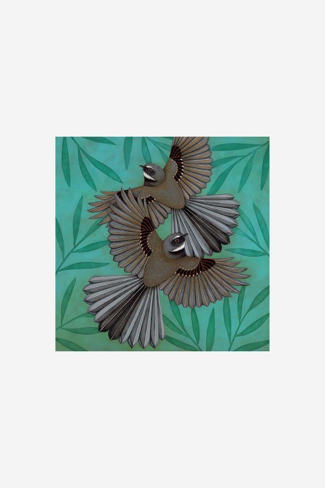 Freedom Fantails Art Print In Box Frame - Small