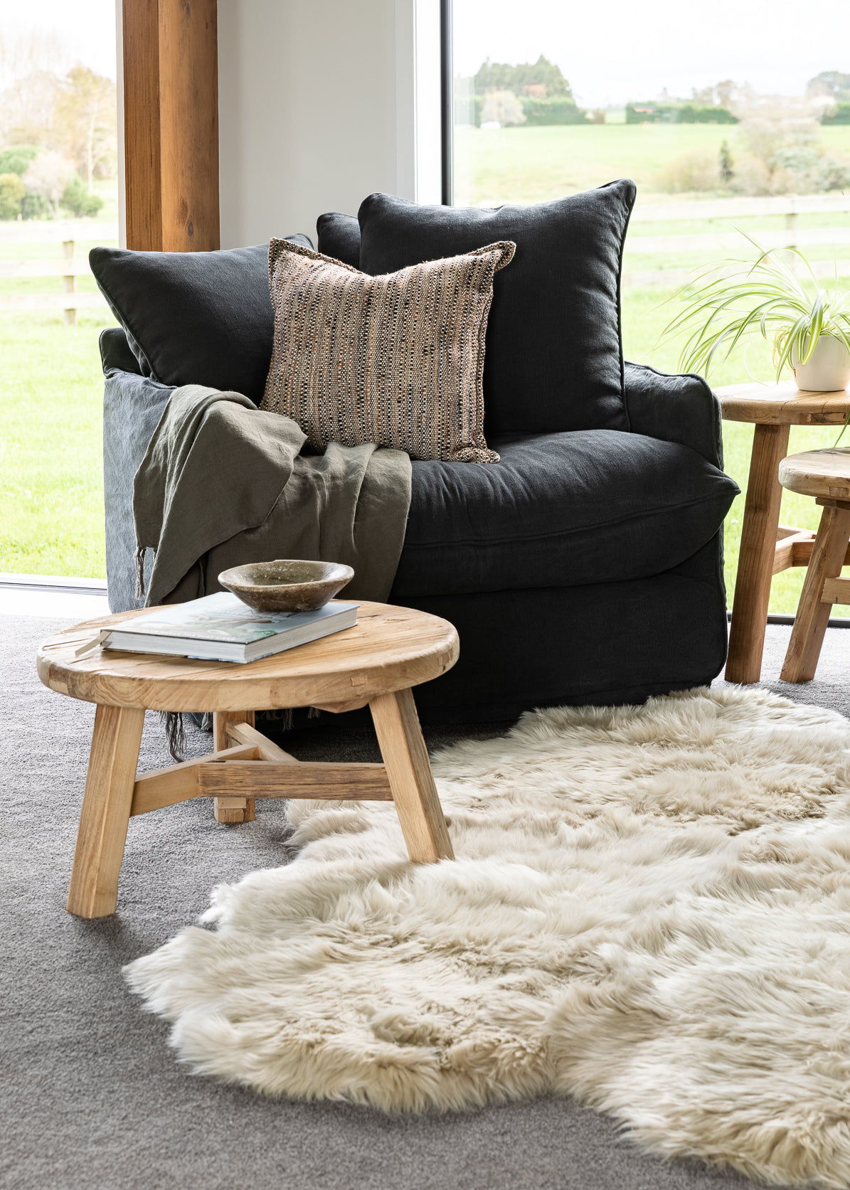 Parq Low Nesting Coffee Table - Natural