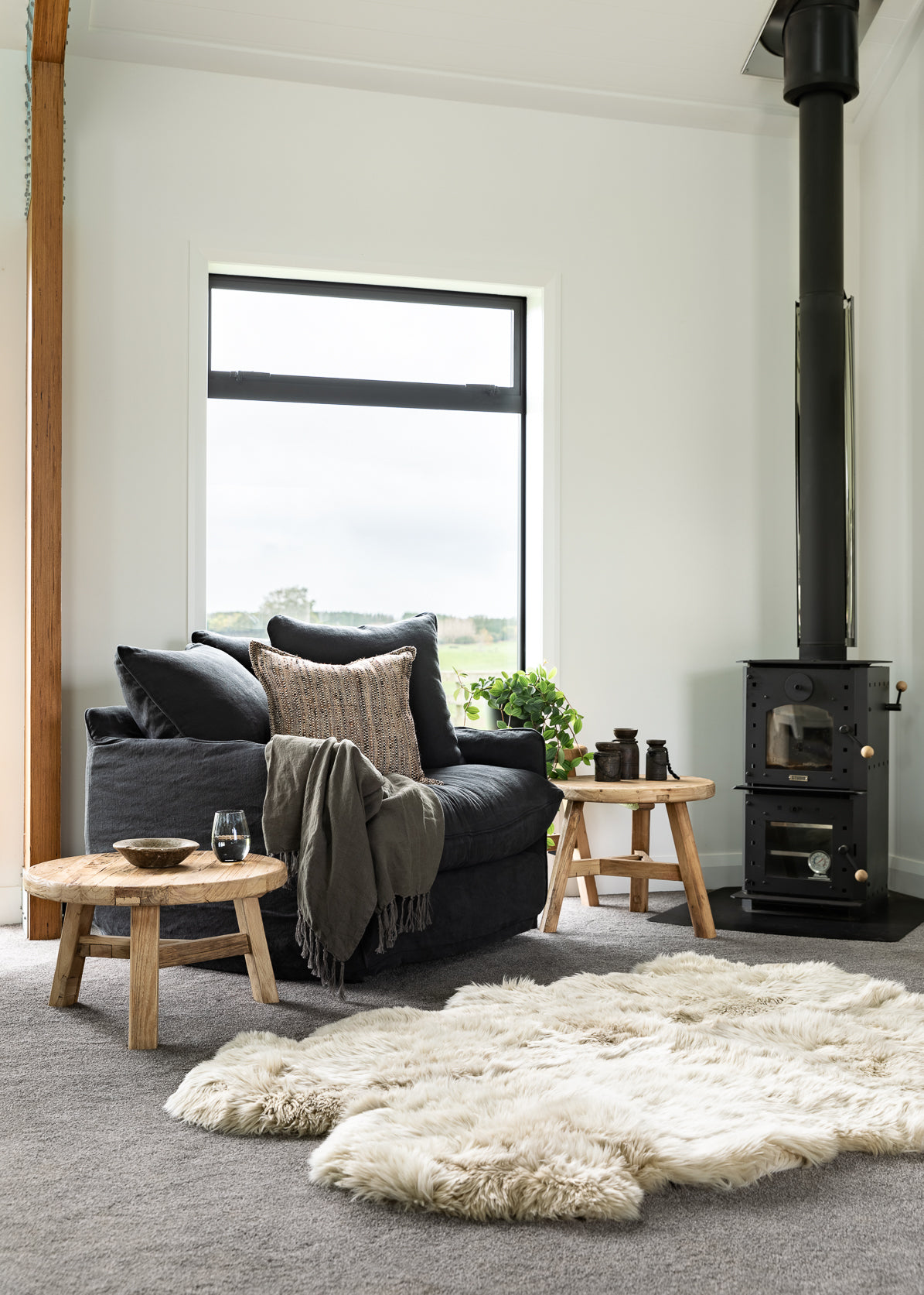 Parq Medium Nesting Coffee Table - Natural