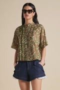 Colette Shirt - Olive Multi