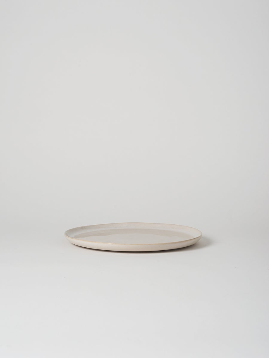 Finch Dinner Plate - White/Natural