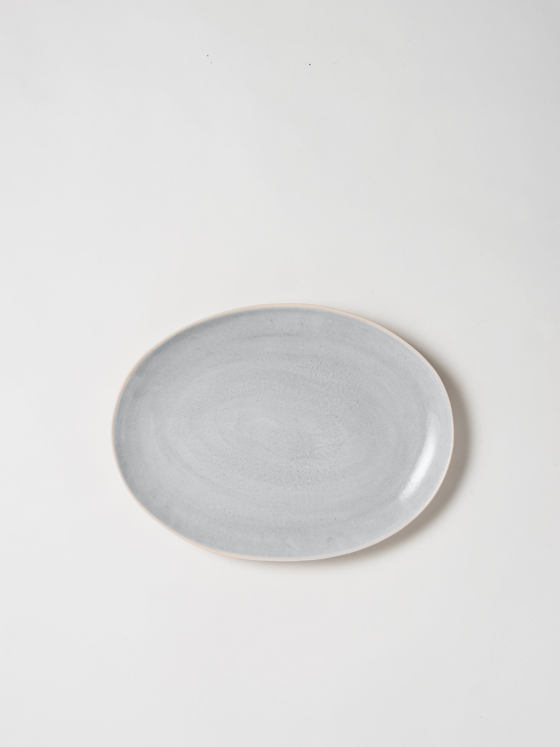 Finch Oval Platter - Grey/Natural