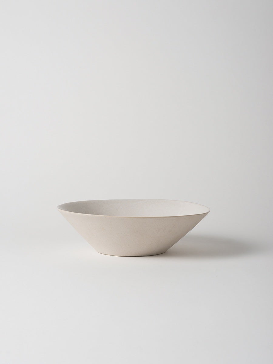 Finch Salad Bowl -  White/Natural