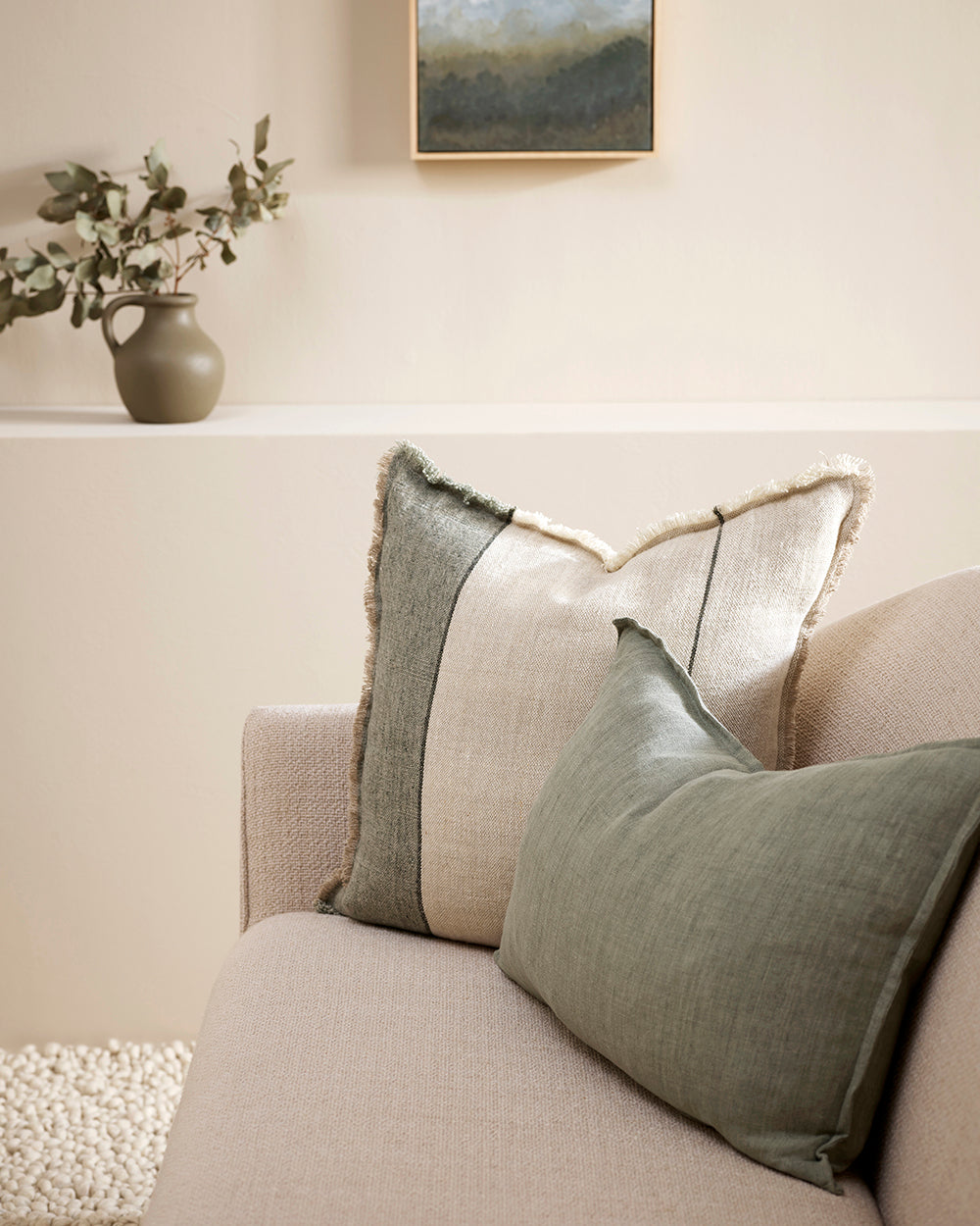 Frankton Cushion - Sage