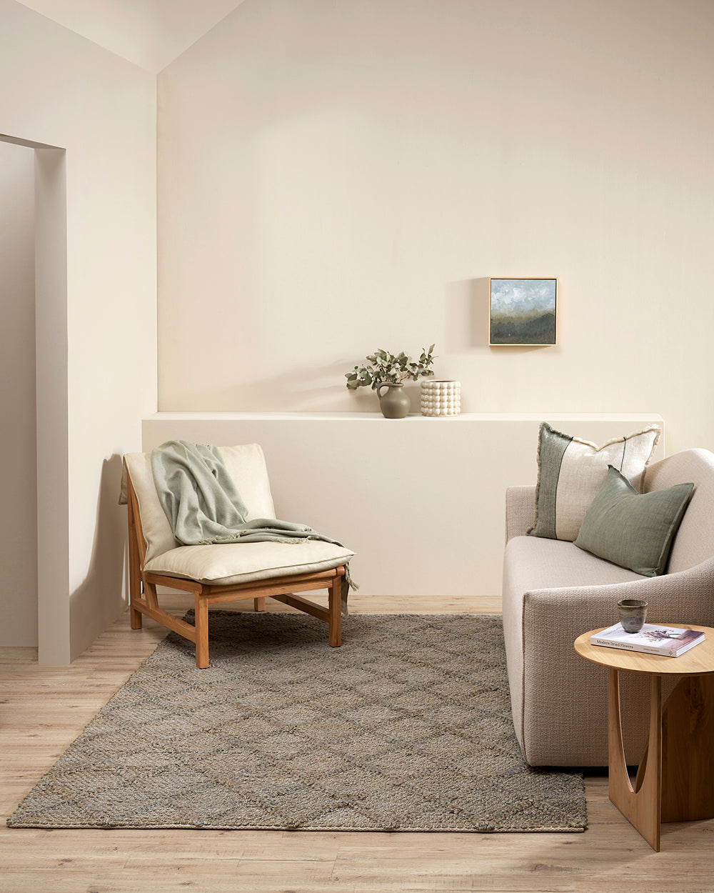 Frankton Cushion - Sage