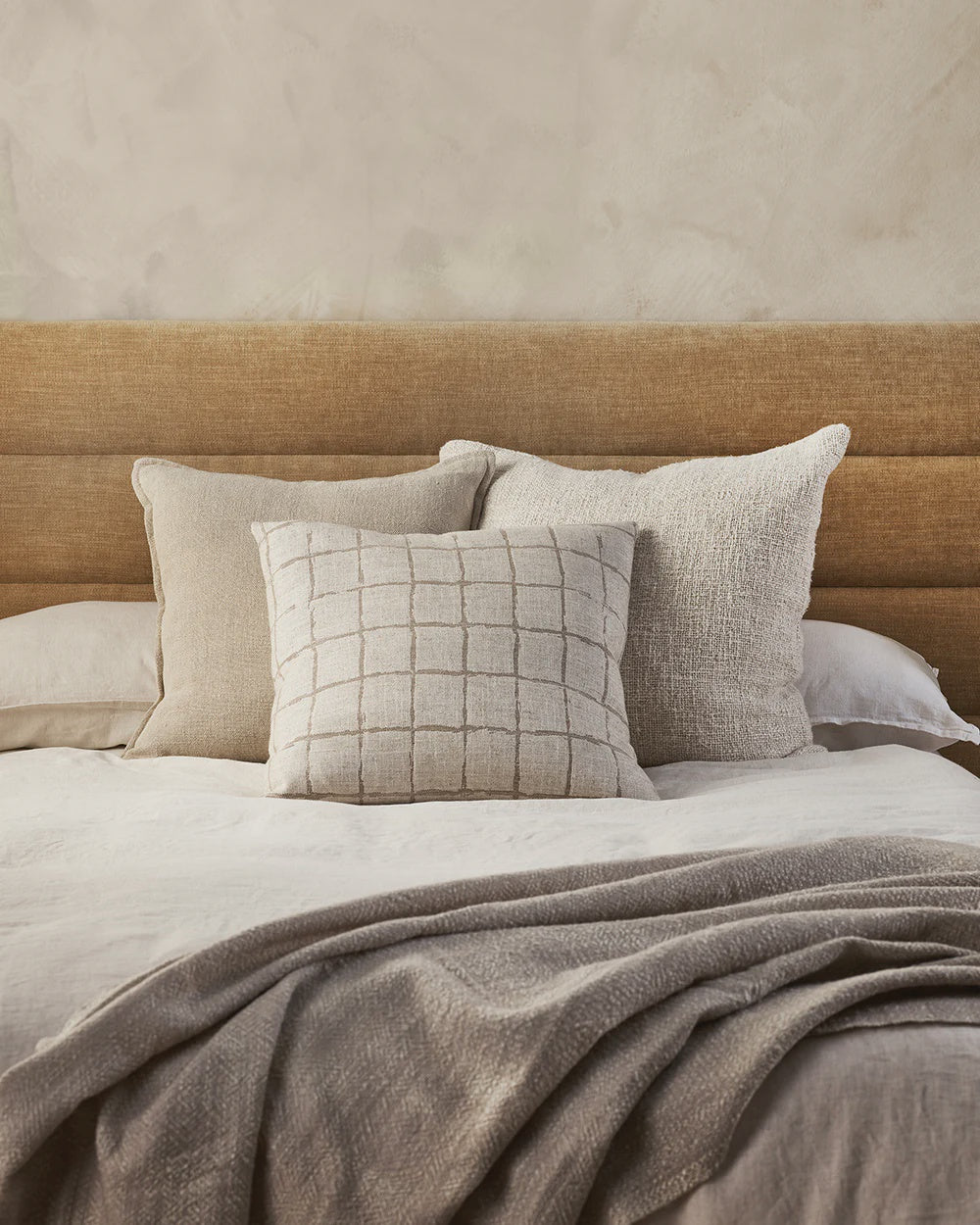 Harrison Cushion - Taupe