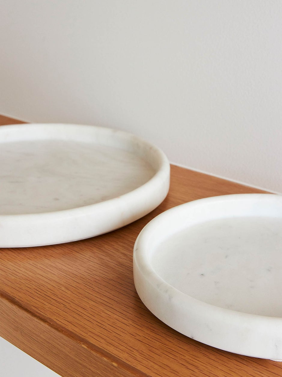 Marble Round Tray - Small