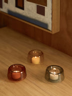 Cascade Tealight Holder - Amber