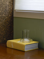 Small Cascade Hurricane Lamp - Clear