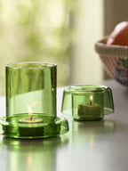 Small Cascade Hurricane Lamp - Mint