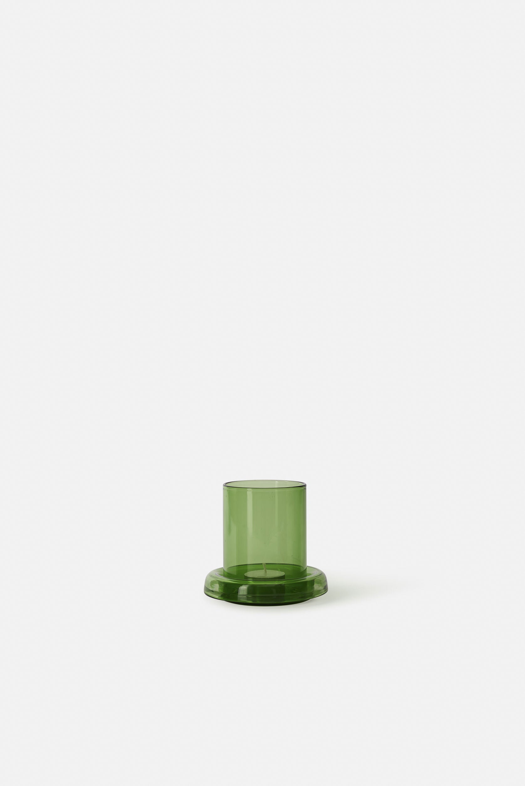 Small Cascade Hurricane Lamp - Mint