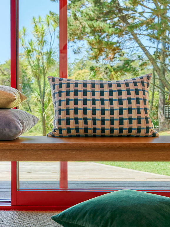 Civic Cushion - Cornflower/Multi