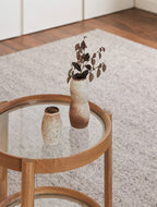 Column Side Table - Oak