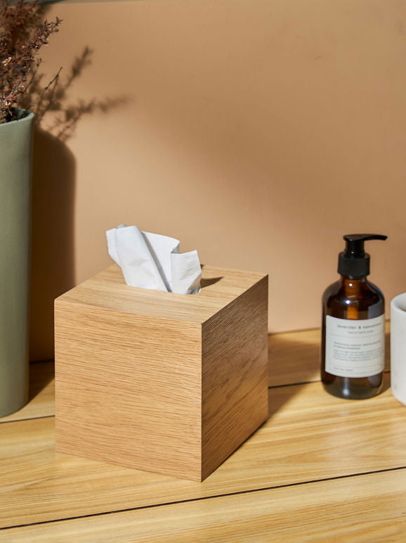 Oku Tissue Box - Oak